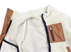 Liewood sandy/tuscany rose teddy fleecejakke Nolan